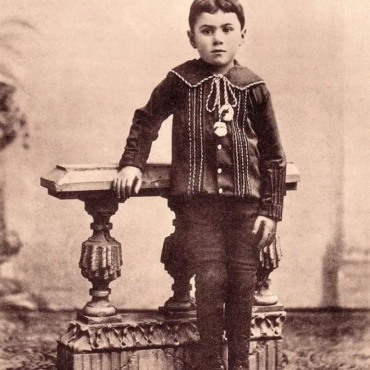 Portrait of Francesco Baracca as a child